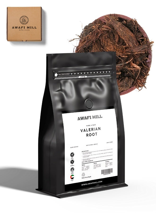 AWAFI MILL Valerian Root – Dried Whole Valeriana officinalis for Traditional Culinary Use, Heritage Decoctions and Slow Preparations - 500 g | 17.6  Oz - Image 1